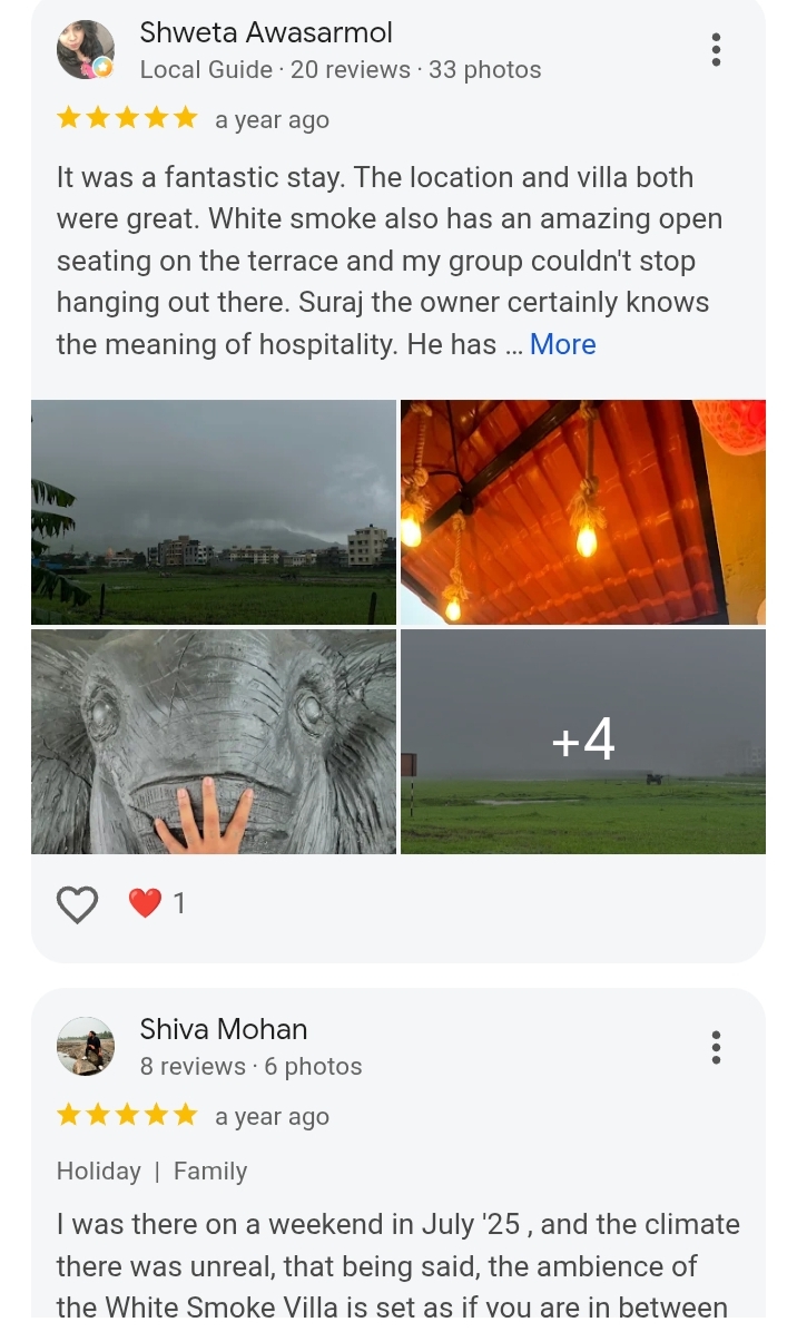 Google Review screenshot — Shweta Awasarmol — 5★